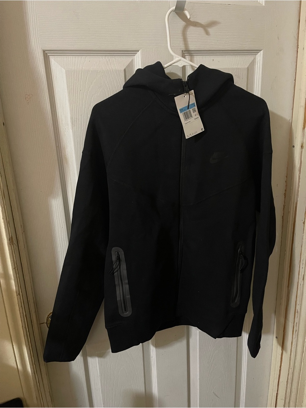 Nike Black Hooded Performance Full-Zip Jacket
